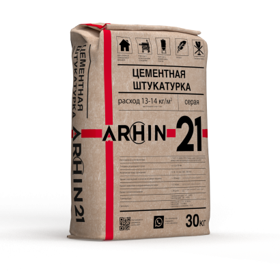 Штукатурка цементная ARCHin №21, 30кг