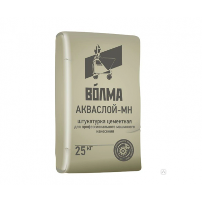 Штукатурка цементная Волма Акваслой МН, 25 кг